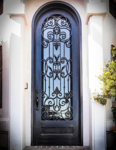 Arched Iron Door Design by Baltic