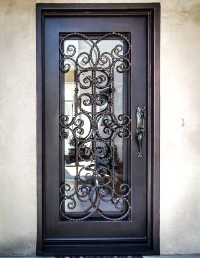 Black Iron Door Design