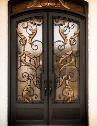 Beautiful Custom Iron Doors Designs