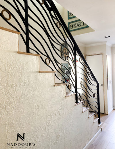 Iron Railing Design for Stairs