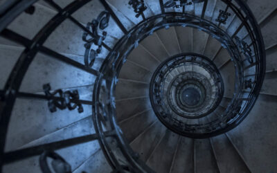 The Classic Elegance of Minimalist Custom Ornamental Metal Spiral Staircase