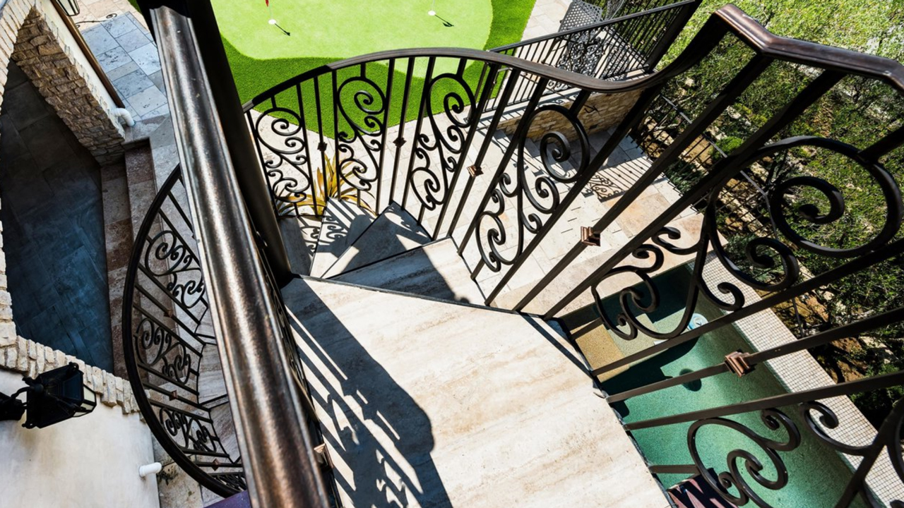 wrought iron staircases