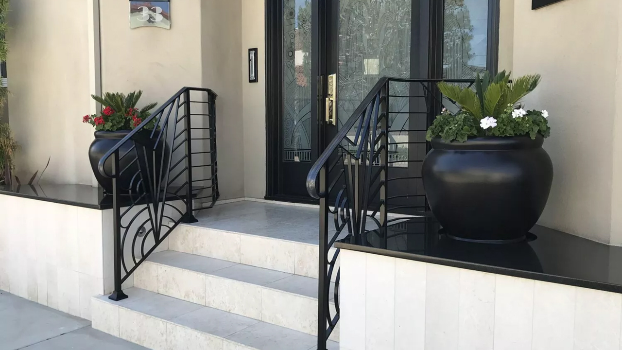 custom iron railings in Orange County, CA