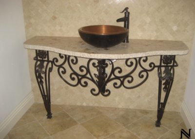 Bathroom Table Art Design