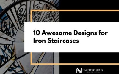 10 Awesome Designs for Iron Staircases