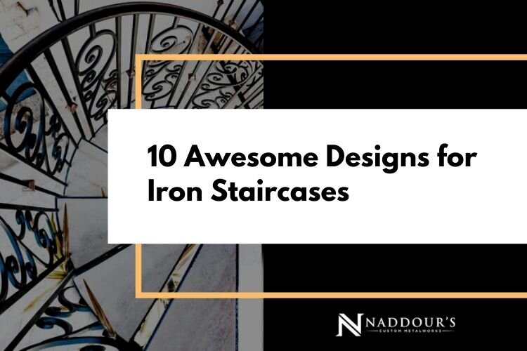 10 Awesome Designs from Iron Staircases